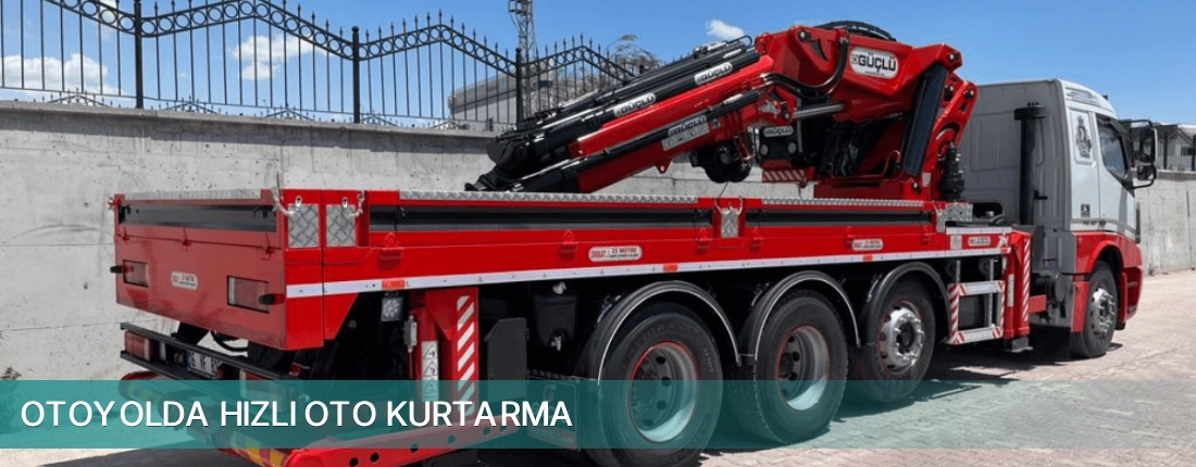Buca İlçemi Otoyolda Hızlı Oto Kurtarma